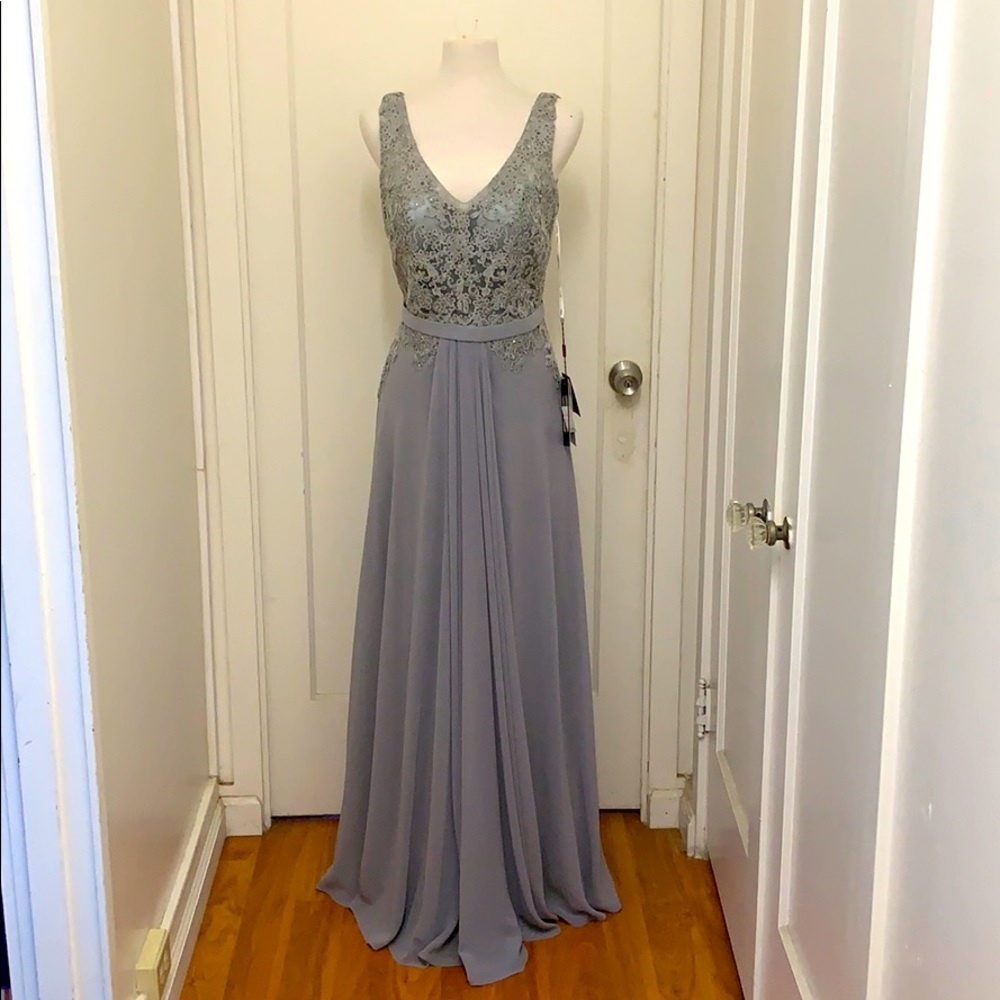 Juliet Silver Gown